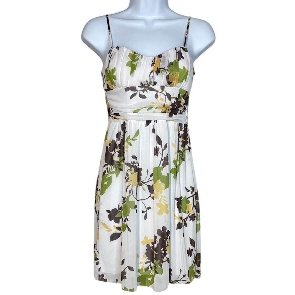 Speechless White Floral Mini Dress